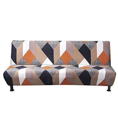 Imagen de WINS Funda de sofá Cama, 3 plazas, Extensible, Clic clac, 2 Convertible sin Brazo, Ajustable