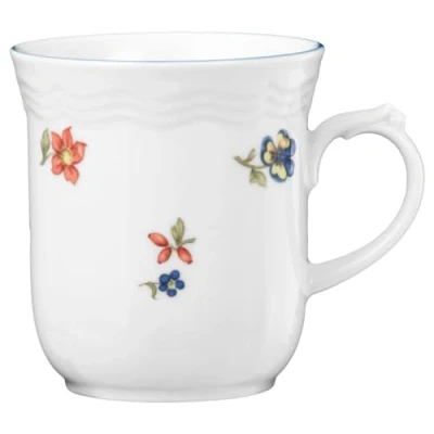 Imagen de Seltmann Weiden Taza con asa 0,29 L Nostalgie Florecitas, Porcelana, Multicolor, 10.8 x 8.2 8.9 cm
