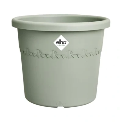 Imagen de Elho Algarve Cilindro 48 Macetero Verde Exterior Ø x A 40 cm