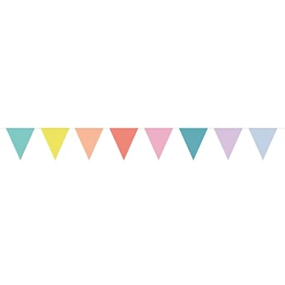 Imagen de Folat Banderines Pastel multicolor 10 metros, (18975)