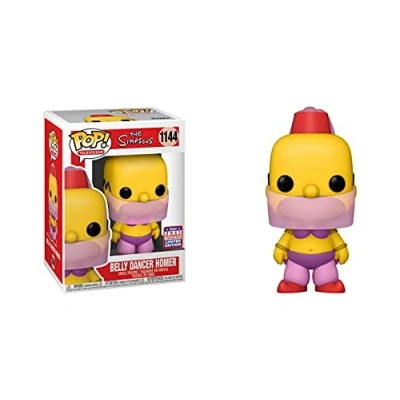 Imagen de Funko Pop The Simpsons Belly Dancer Homer 1144 FunKon 2021 Summer Convention Shared Exclusive