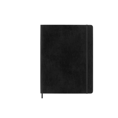 Imagen de Moleskine Cuaderno XL Rayas Tapa Blanda Negro