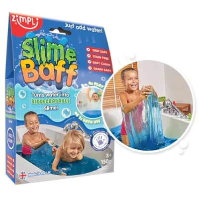 Imagen de Slime Baff Polvo para baño, color Azul, 150 g