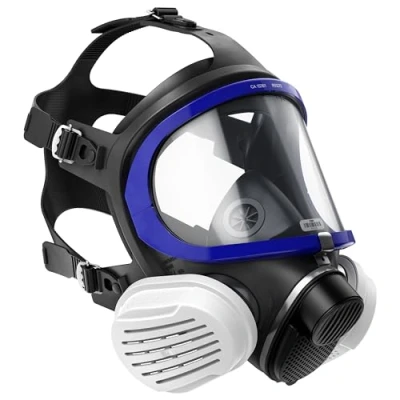 Imagen de Dräger X plore 5500 Máscara de protección respiratoria completa con filtros P3 R reemplazables para polvo, partículas finas, polvo metálico