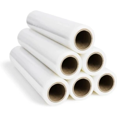 Imagen de RAGO® film Transparente para Embalar 6 unidades 150m I Rollos de Plastico 900g 7,5 x 40 cm Papel Lámina elástica 0,9 Kg