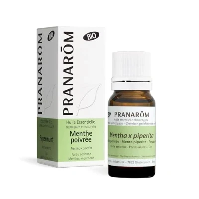 Imagen de PRANARÔM Menta Piperita Bio Aceite Esencial Quimiotipado Digestión y Tono 100% Puro Natural HECT 10ml