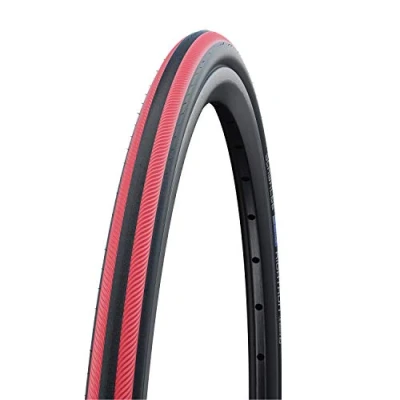 Imagen de Schwalbe Fahrradreifen Rightrun K Guard 25 540 B/RS/B SK Hs387 2grip Nmc 50epi Neumáticos para Bicicleta, Unisex Adulto, Red Stripe, Drahtreifen, 24 x 1.00
