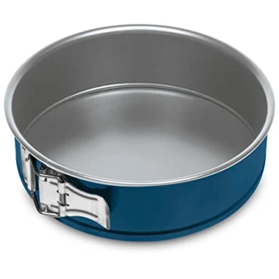 Imagen de Guardini, Linea XBake Molde desmontable con 1 fondo de 20 cm, acero revestimiento antiadherente, verde nuevo libre PFAS, gris/azul