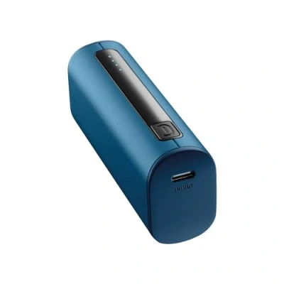 Imagen de Powerbank CellularLine PBNEWTANK5000B, 12 W, 5000 mAh, Universal, USB C, Tamaño mini, Azul