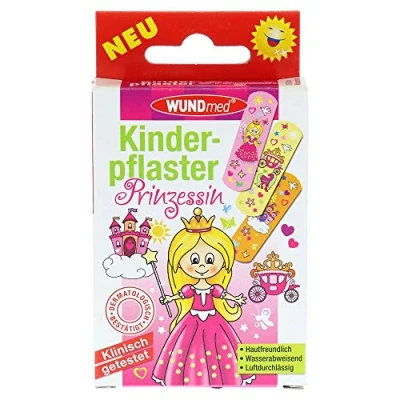 Imagen de Princesas de Wundmed tiritas Calidad testado dermatológicamente impermeable para Kids Pack 10