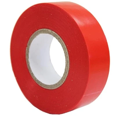 Imagen de BG Electrical Cinta aislante, 20 metros, color rojo