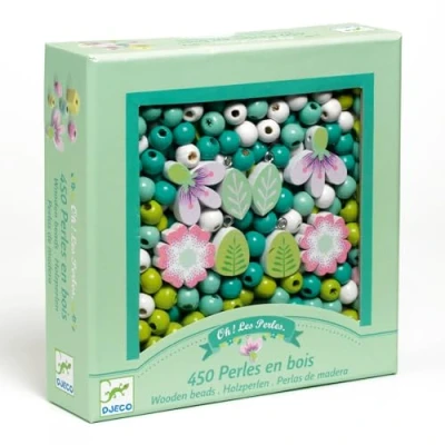 Imagen de Djeco DJ09808 Hojas para niños Mayores, Cuentas y Joyas, Color Mixto, Small (100)