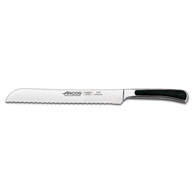 Imagen de Arcos Saeta Cuchillo Panero Hoja de Acero Inoxidable Forjado Nitrum 210 mm Mango Pom Color Negro