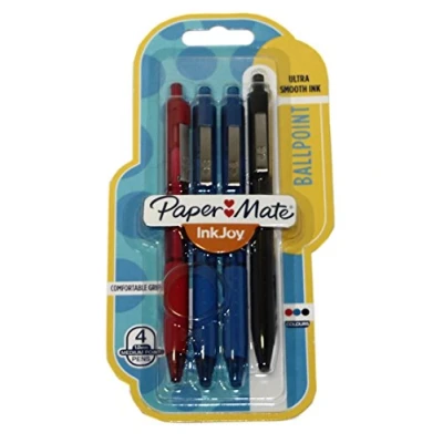 Imagen de Paper Mate Inkjoy Bolígrafo retráctil Colores Asst. 4 unidades.