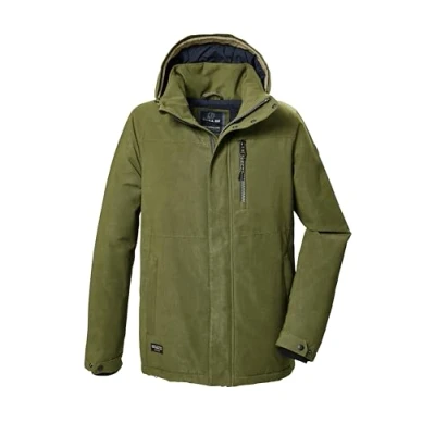 Imagen de G.I.G.A. DX Hombre Chaqueta funcional/outdoor impermeable con capucha cremallera GW 71 MN JCKT, olivgrün, XXL, 42213 000