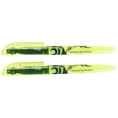 Imagen de Pilot 4136005B2 FriXion Resaltador, 2 unidades, color amarillo