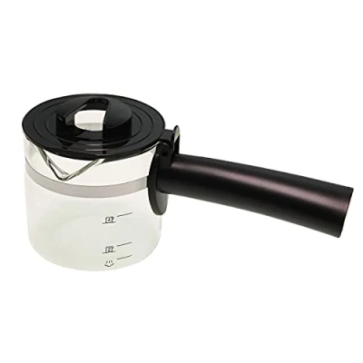 Imagen de Jarra de cristal AT4066010500 compatible con/pieza repuesto para cafetera espresso Ariete 1340 Caffè Mokita, portafiltros