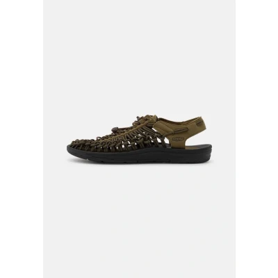Imagen de Keen Uneek Sandalias de senderismo, Hombre, Talla: 40.5, Dark olive/black Zapatos