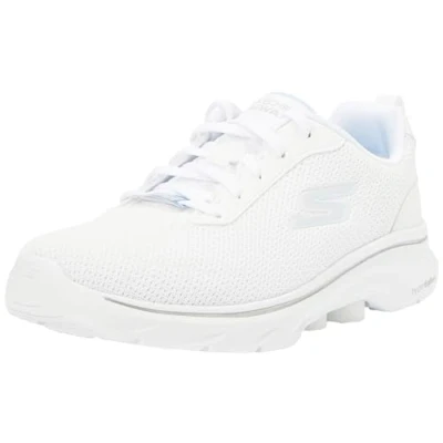 Imagen de Skechers Performance GO WALK 7 LACE UP Zapatillas para caminar, Mujer, Talla: 41, White Tela/tejido sintético