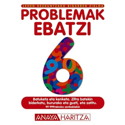 Imagen de Problemak ebatzi 6. (Cuadernos Primaria (50))