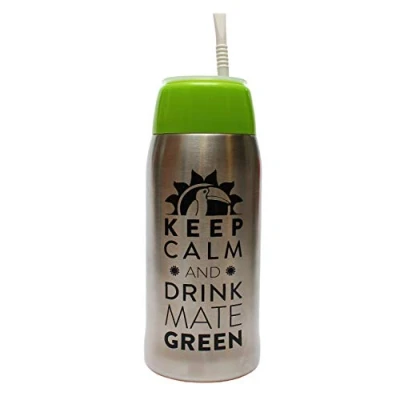 Imagen de Mate Green Matermo Yerbomos 4.0 580ML for Yerba Tee un accesorio portátil para funciona como termo con una botella de agua y mantiene el agua, 13310