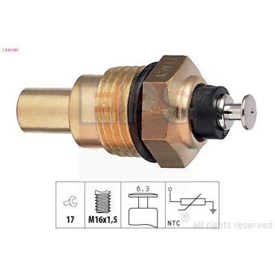 Imagen de EPS 1.830.067 Sensor de Temperatura del Refrigerante Made in Italy OE Equivalent OPEL: Campo