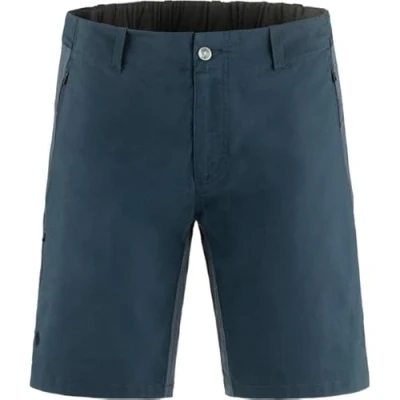 Imagen de Fjällräven HOJA Hybrid Pantalones montañeros cortos, Hombre, Talla: 52, Navy