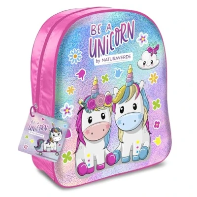 Imagen de Naturaverde Kids Be A Unicorn Caja Regalo, Champú 100 ml, Acondicionador Spray 200 ml + Mochila Unicornio