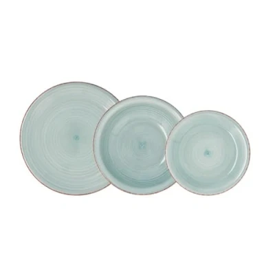 Imagen de Quid Vita Aqua Vajilla Cerámica 18 Piezas 6 Personas Azul