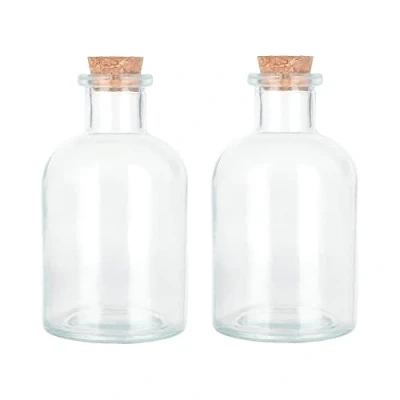 Imagen de Magic Season Botellas Decorativas de Vidrio Redondas 150 ml (2 Unidades)