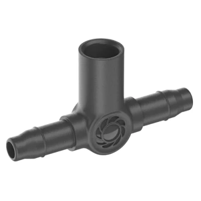 Imagen de Gardena sistema Micro Drip pieza en T 4,6 mm (3/16 pulgadas): Práctica conexión para la fijación de boquillas y goteros finales, 5 piezas (13216 20)