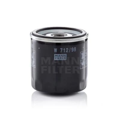Imagen de MANN FILTER W 712/98 Filtro de aceite 3/4 16 UNF 1B con válvula bloqueo retorno enroscable