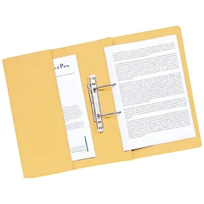 Imagen de Q Connect Pocket Files Carpeta A4, amarillo