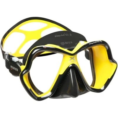 Imagen de Mares X Vision Ultra LS Gafas de Buceo Unisex, Color Negro / Amarillo, Talla Bx Regular