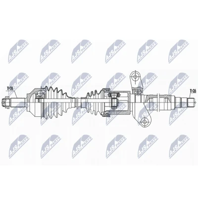 Imagen de Semi eje NTY NPW BM 190