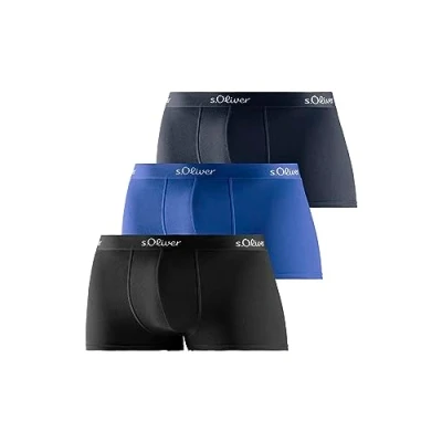 Imagen de S.Oliver RED LABEL Bodywear LM Hipster Basic 3X Bóxer, Azul Surtido, XXL (Pack de 3) para Hombre