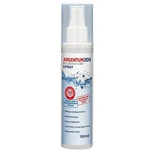 Imagen de AURA HERBALS® Argentum200 Spray de plata coloidal 50 ppm (150 ml) Alta concentración No iónico Seguro y eficaz 100%