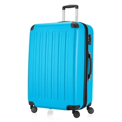 Imagen de HAUPTSTADTKOFFER Spree Maleta rígida, Trolley expandible, Equipaje de Viaje, 4 Ruedas Dobles, TSA, 75 cm, 119 litros, Azul Cian