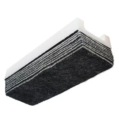 Imagen de RAYLU PAPER Borrador para Pizarras Blancas Multicapa con 10 Capas de Fieltro, Limpiador Rotuladores Borrado en Seco Ligero y Compacto