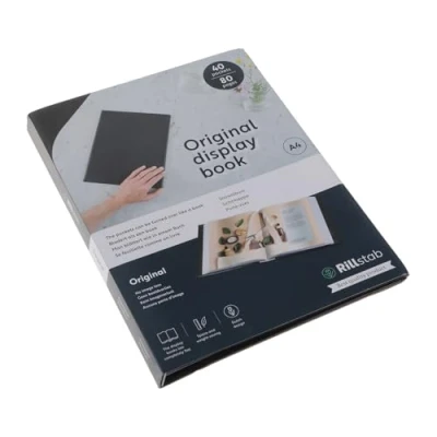 Imagen de Rillstab RI99444 Álbum de fundas Original A4, 40 internas, negro