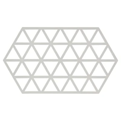 Imagen de Zone Denmark Trivet Triangles Warm Grey 24 x 14 cm