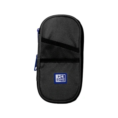 Imagen de Oxford B MAX, Estuche Escolar con Goma Elástica, Material Reciclado RPET, Color Negro