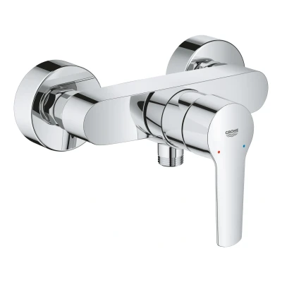 Imagen de GROHE Start QuickFix, Grifo de ducha monomando (montaje en pared y salida inferior, menor consumo agua, instalación con QuickSpanner incluída), cromo, 24208002
