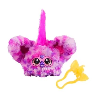 Imagen de Furby Furblets, Miniamigo Hip Bop, Más de 45 sonidos, Música Pop y frases en Furbish, Peluche electrónico para niños niñas a partir 6 años, Rosado lila