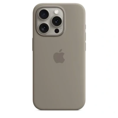 Imagen de Apple MagSafe Silicio Back Cover Beis iPhone 15 Pro