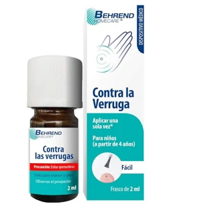 Imagen de Behrend Contra las verrugas en manos y pies preciso, indoloro seguro apto para niños a partir de 4 años Eficacia clínicamente probada (2 ml)