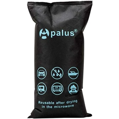 Imagen de Apalus ® Bolsa Antihumedad Reutilizable para el Coche, Sin Tóxicos. Absorbe Humedad con Gel De Sílice, Evita Empañado y Condensación, Deshumidificador Automóvil, Barco, Electrónica (Bolsa 1KG)