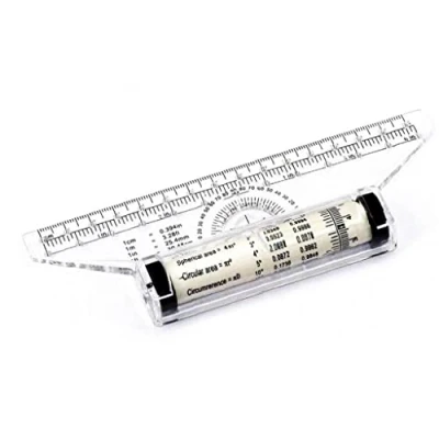 Imagen de Roll Ruler Parallel Rulers 15cm Universal Foot Angle Rule Balancing Scale Drawing Multi Purpose Rolling