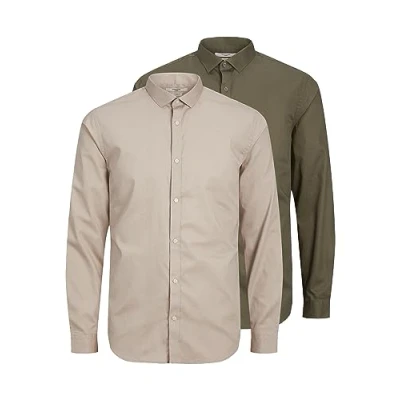 Imagen de Jack &amp; Jones Camisa para Hombre de Manga Larga, S