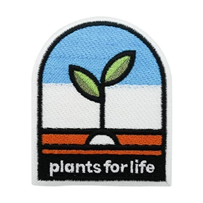 Imagen de Finally Home Parche termoadhesivo con diseño de plantas para la vida